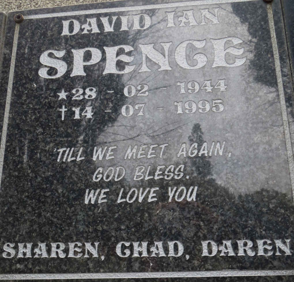SPENCE David Ian 1944-1995
