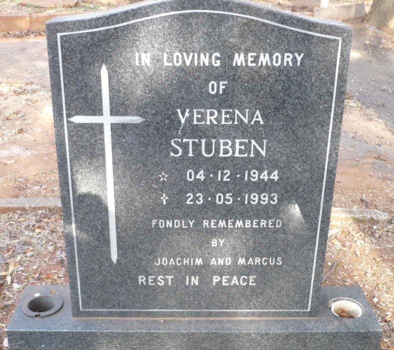 STUBEN Verena 1944-1993