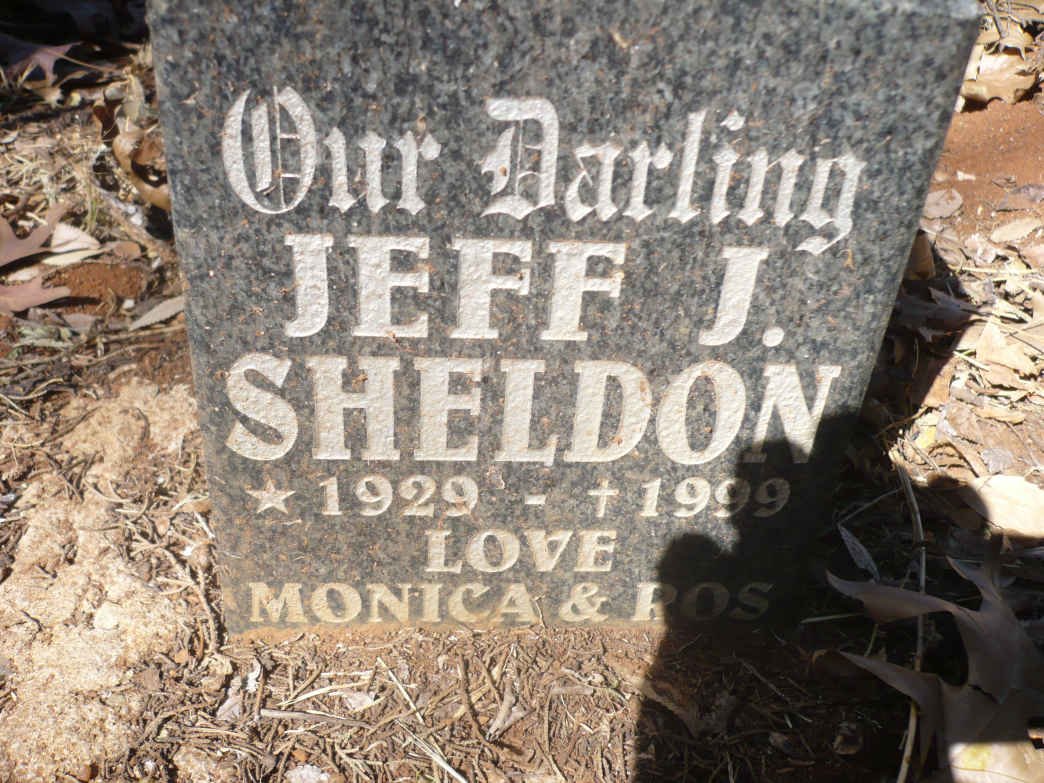 SHELDON Jeff J. 1929-1999