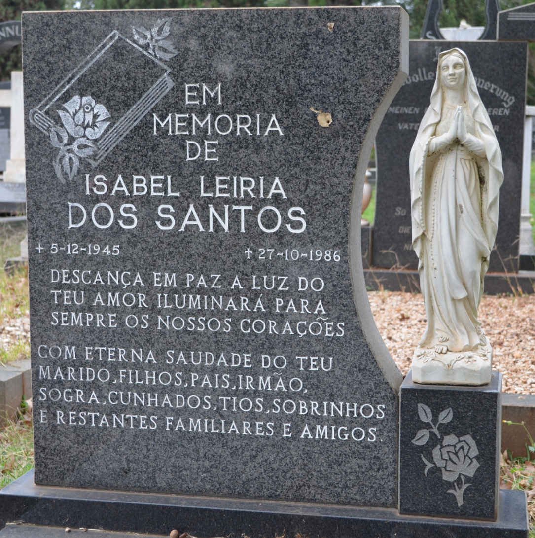 SANTOS Isabel Leiria, dos 1945-1986