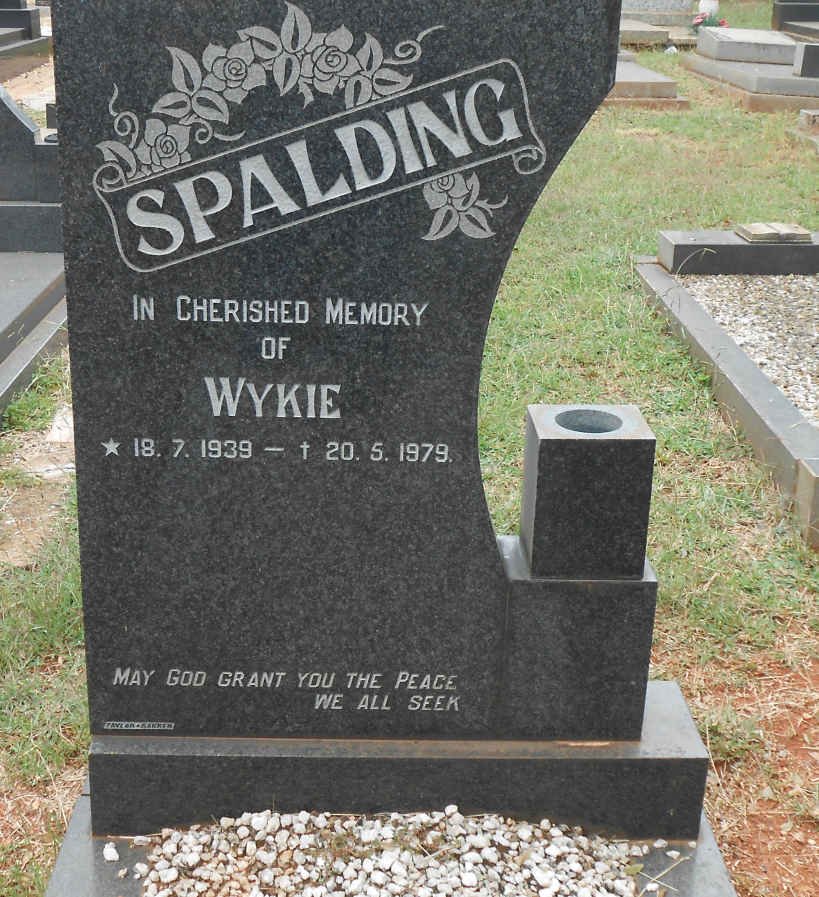 SPALDING Wykie 1939-1979