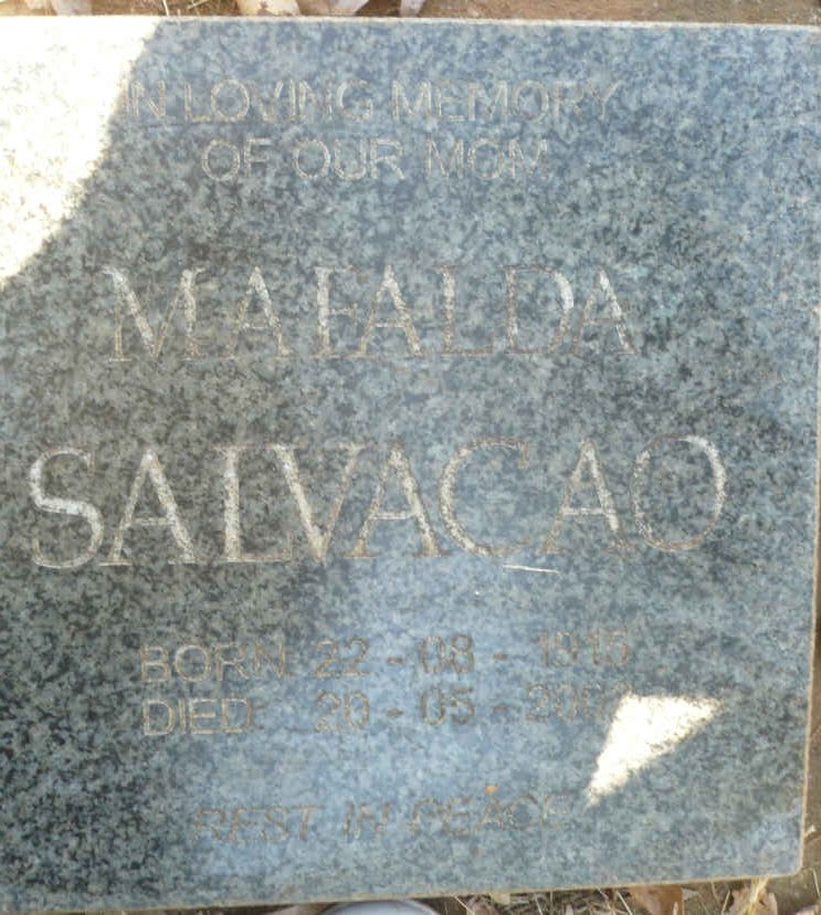 SALVACAO Mafalda 1915-2003