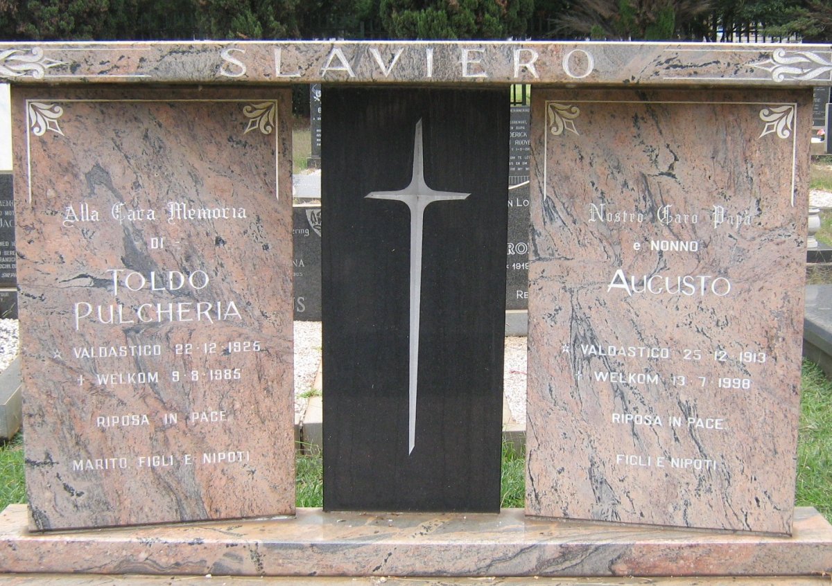 SLAVIERO Augusto 1913-1998 & Toldo Pulcheria 1925-1985