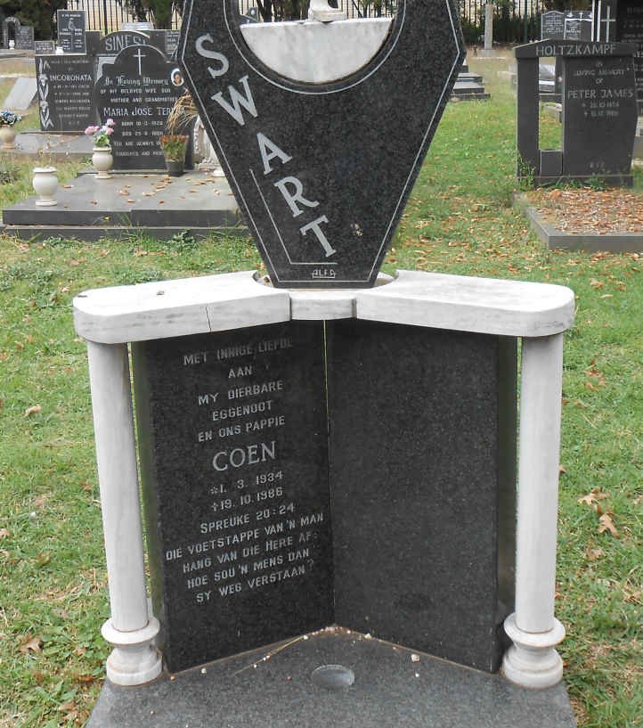SWART Coen 1934-1986