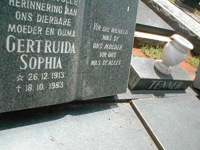TENNER Willem Jacobus 1907-1979 &amp; Gertruida Sophia 1913-1983 _1