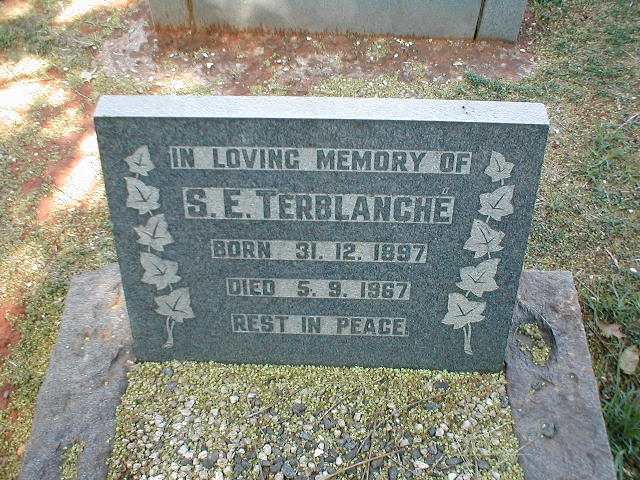 TERBLANCHE S.E. 1897-1967