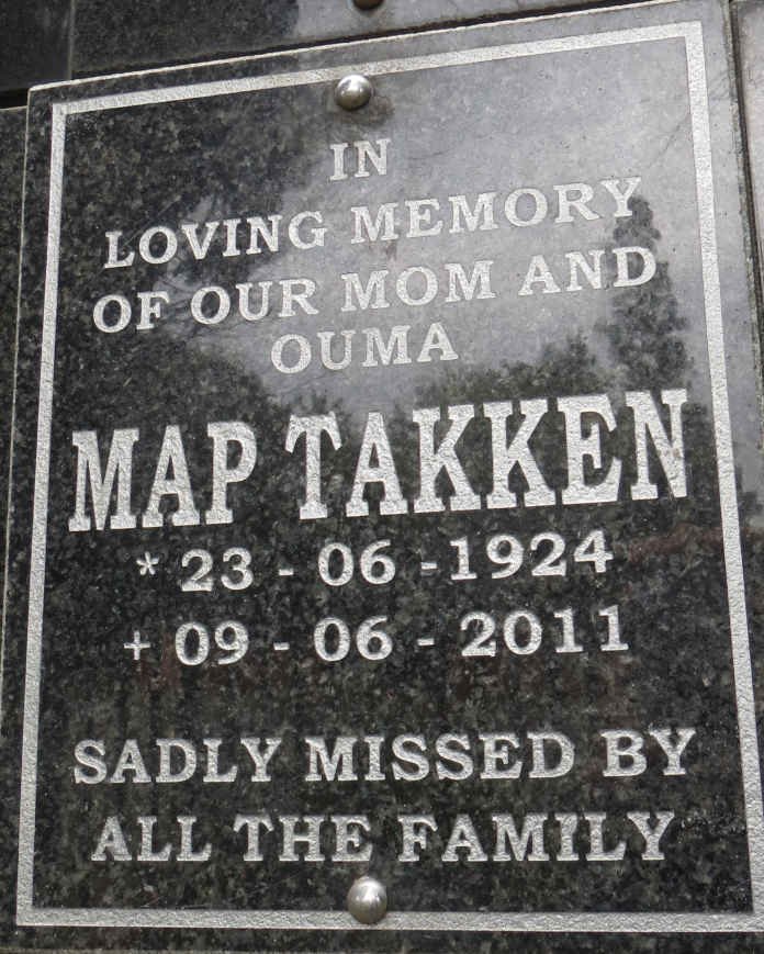 TAKKEN Map 1924-2011