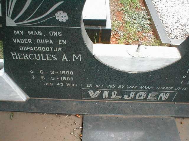 VILJOEN Hercules A. M. 1908-1988