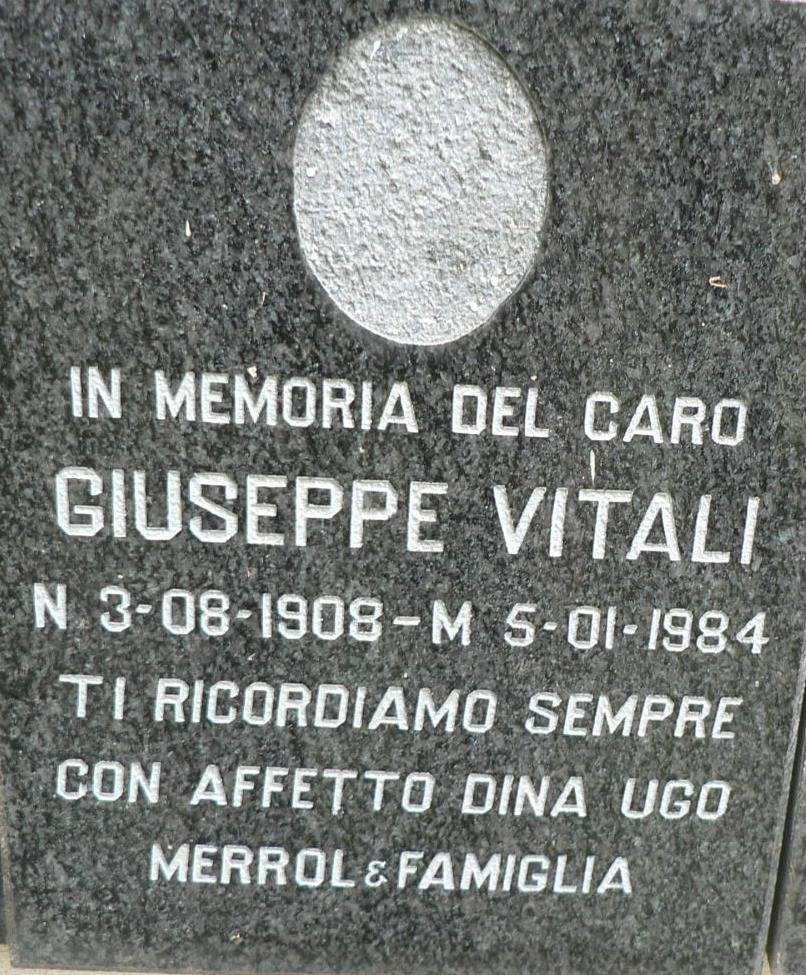 VITALI Giuseppe 1908-1984