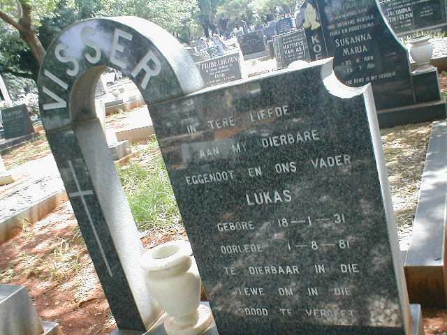 VISSER Lukas 1931-1981