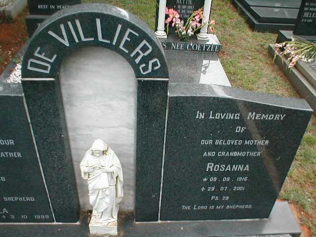 VILLIERS Rosanna, de 1916-2001