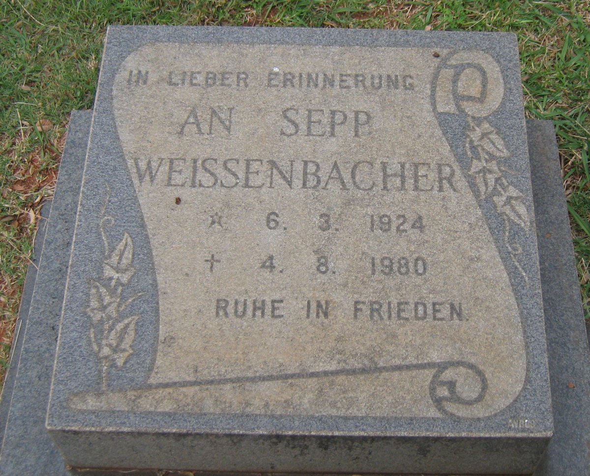 WEISSENBACHER Sepp 1924-1980