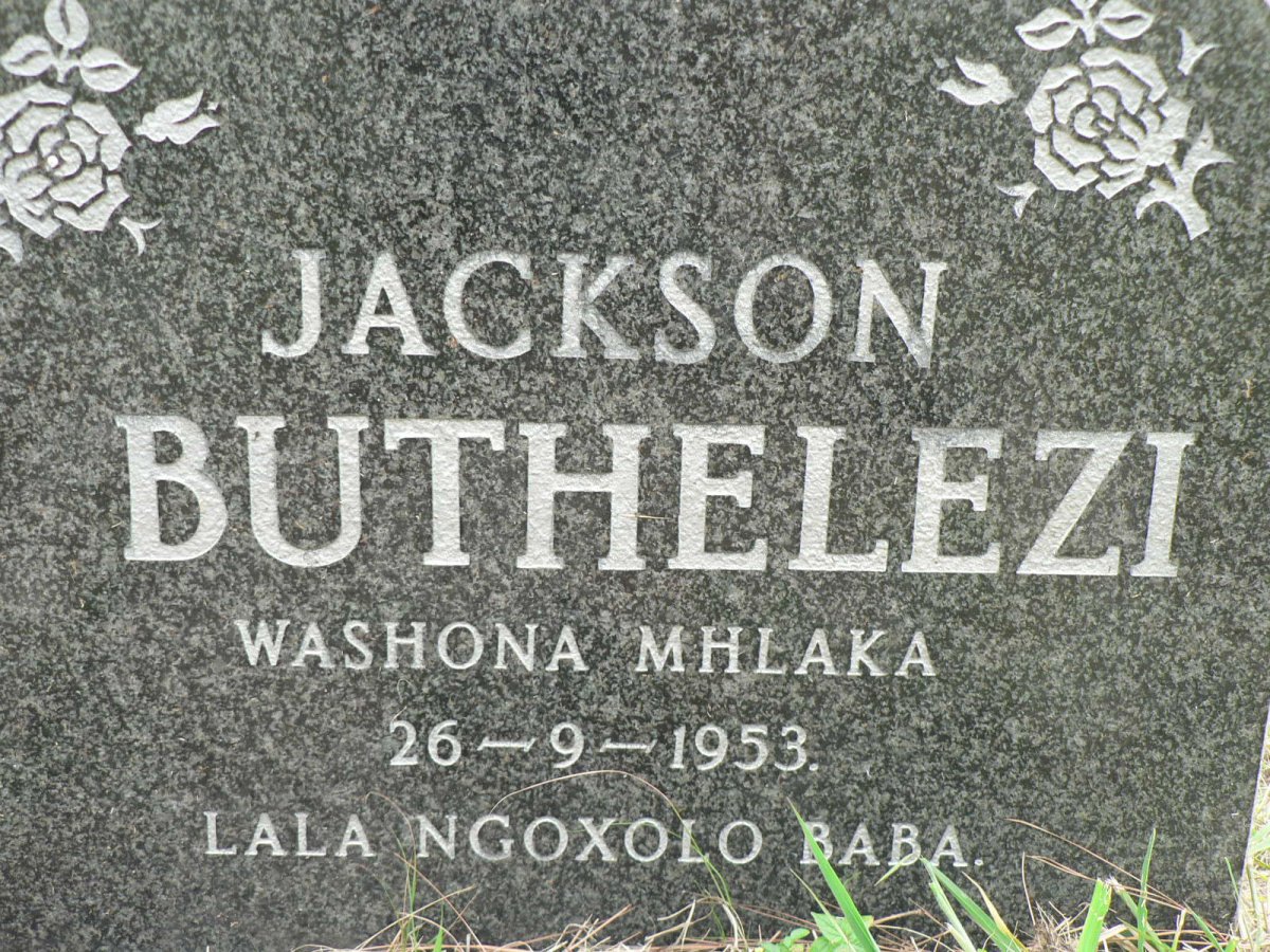 BUTHELEZI Jackson -1953