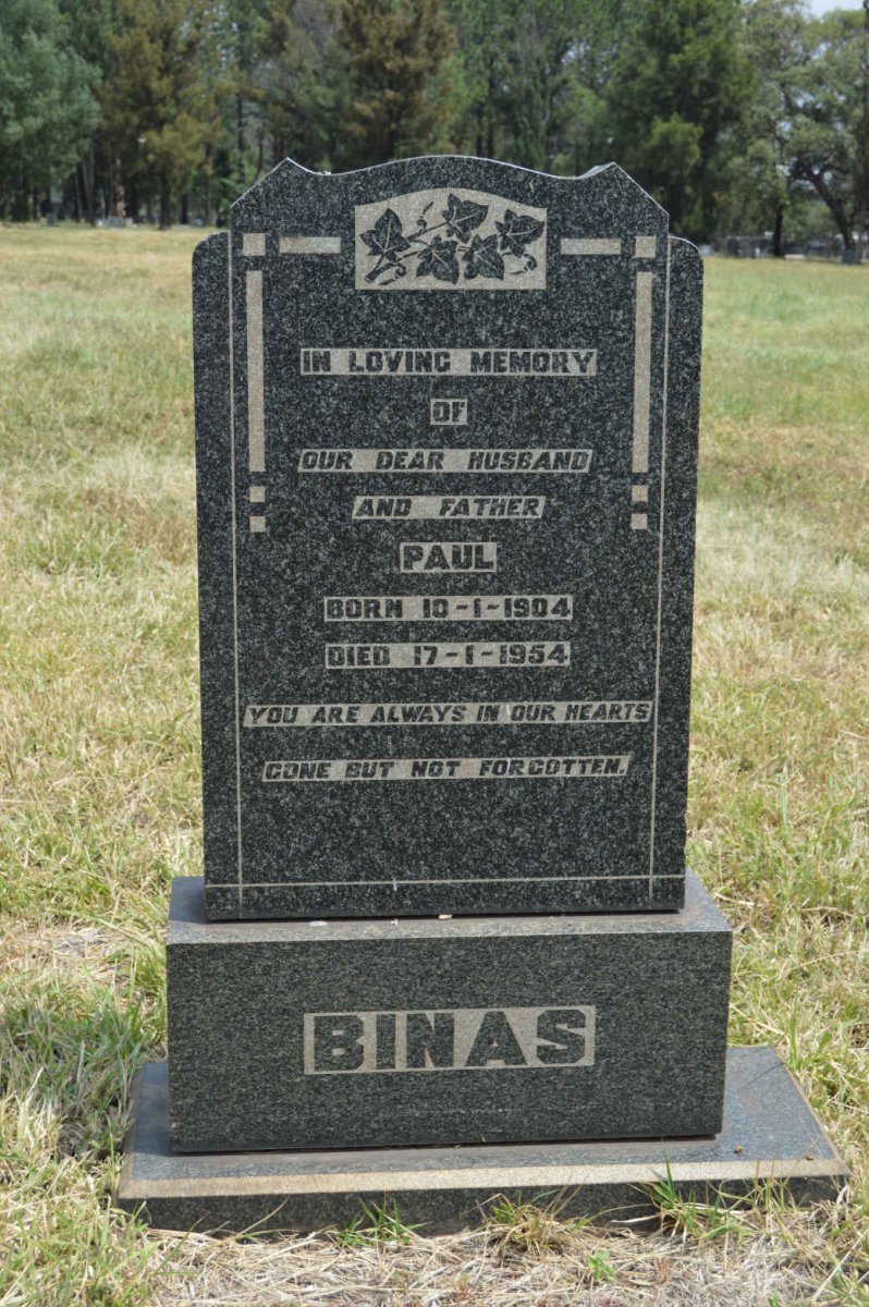 BINAS Paul 1904-1954