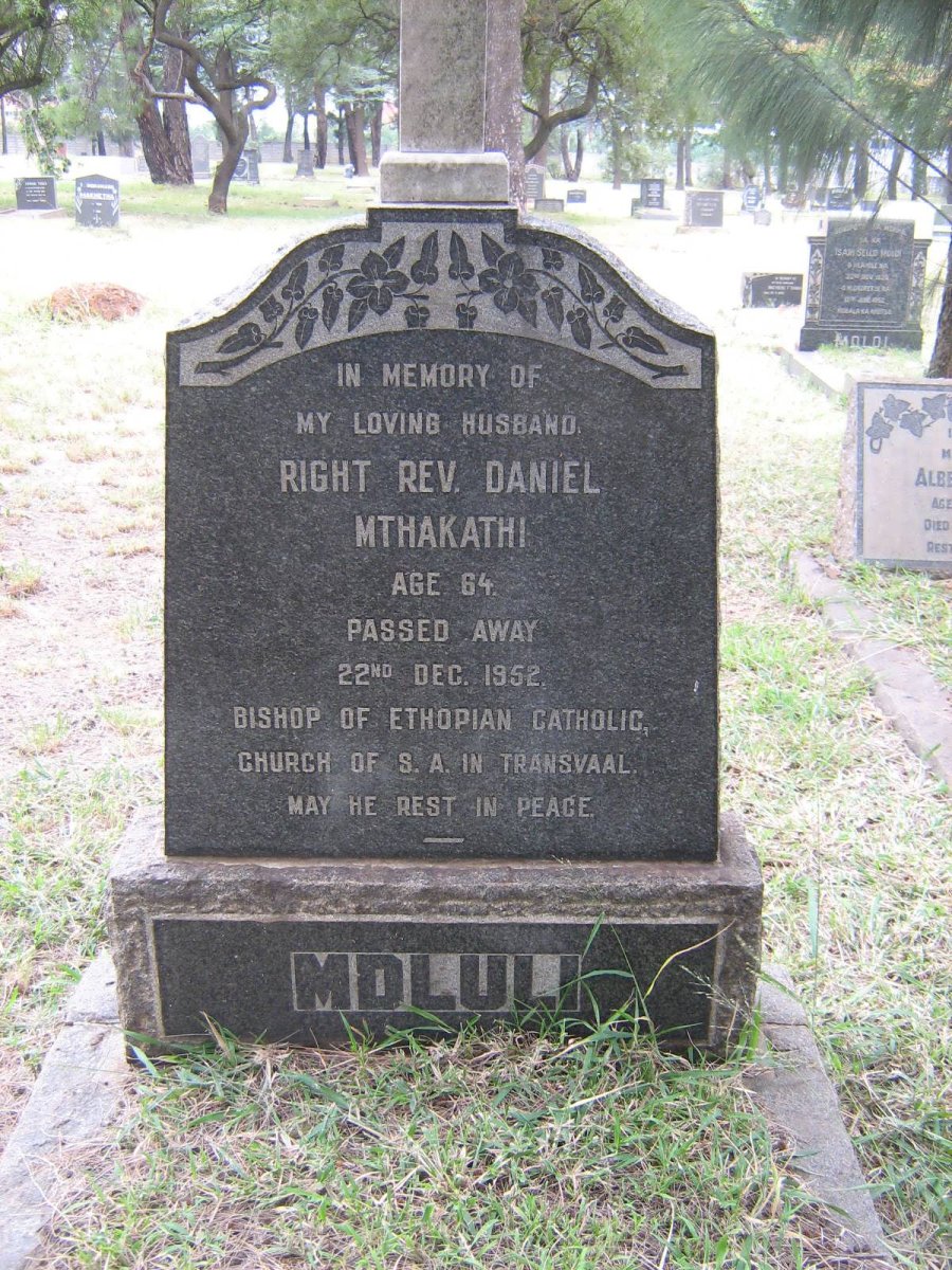 MDLULI Daniel Mthakathi -1952