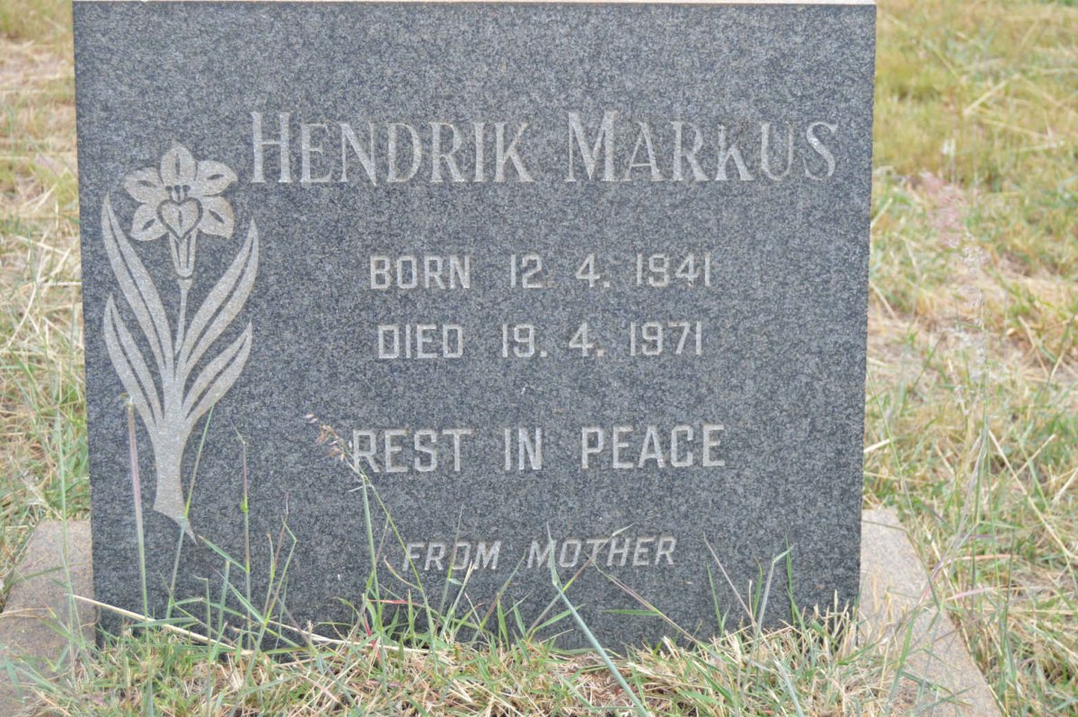 MARKUS Hendrik 1941-1971