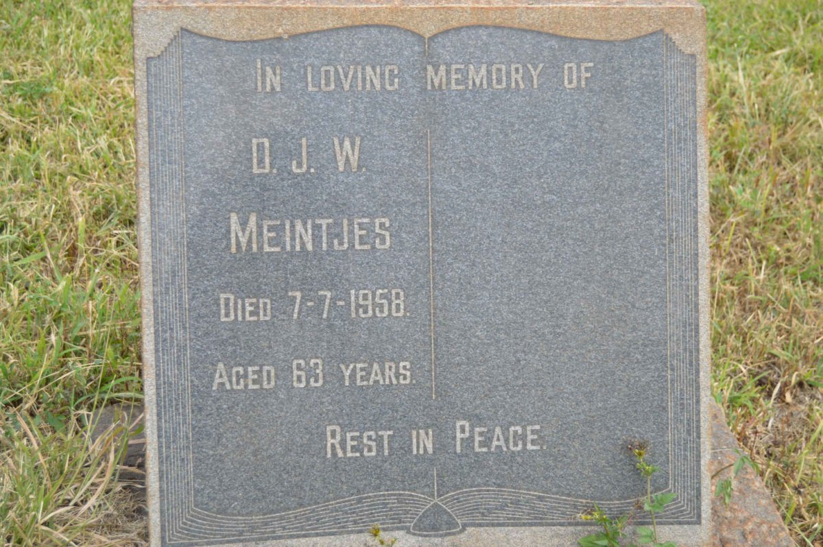 MEINTJES D.J.W. -1958