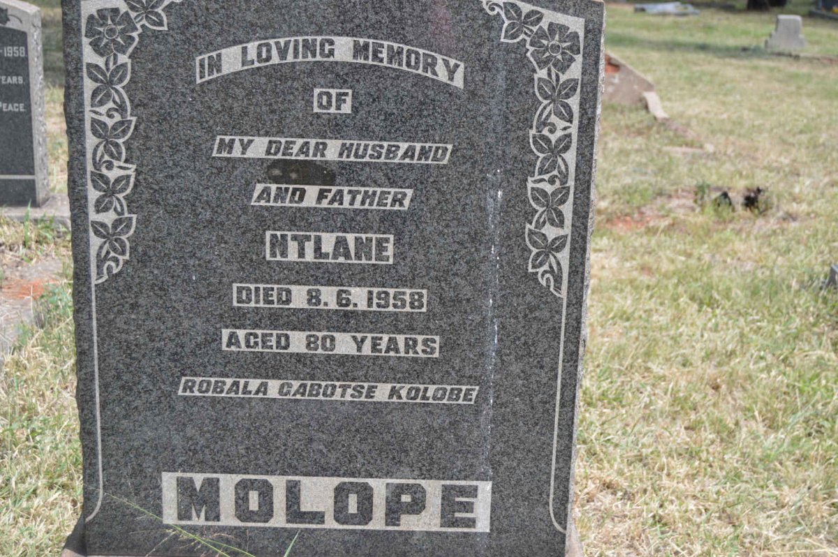 MOLOPE Ntlane -1958 :: MOLOPE Phoebe -1963