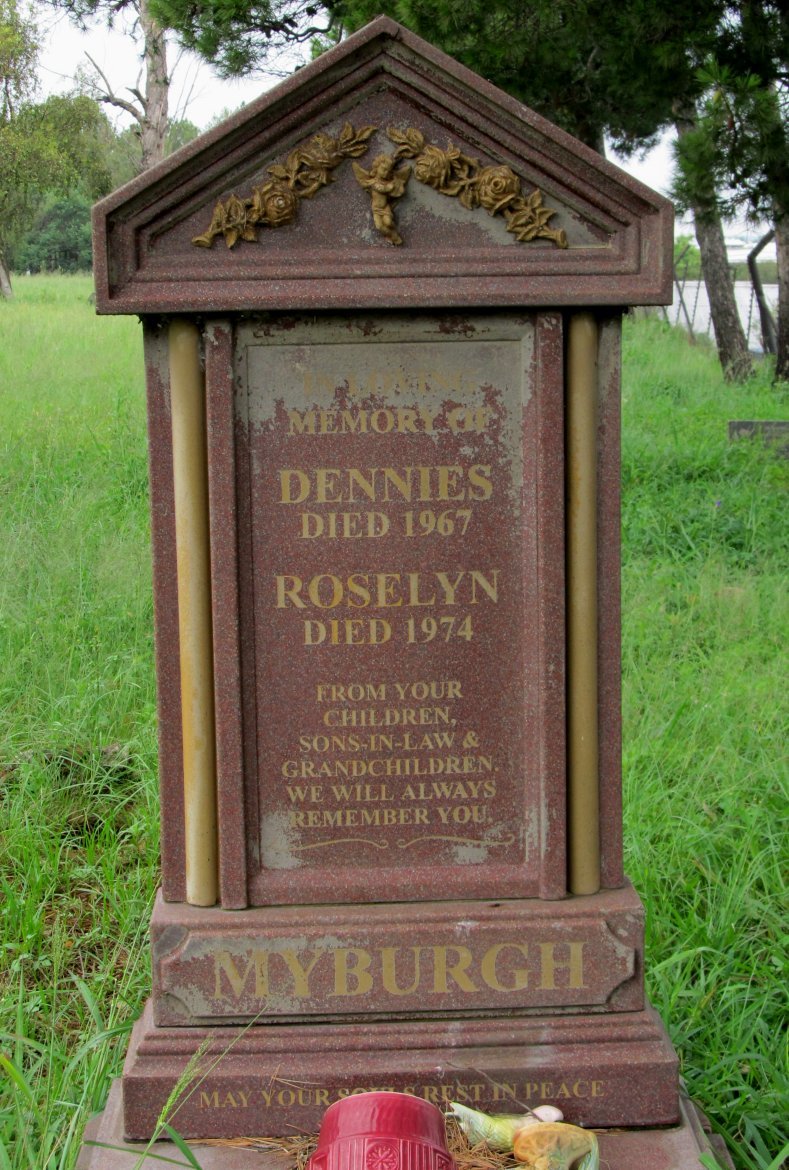 MYBURGH Dennies -1967 &amp; Roselyn -1974