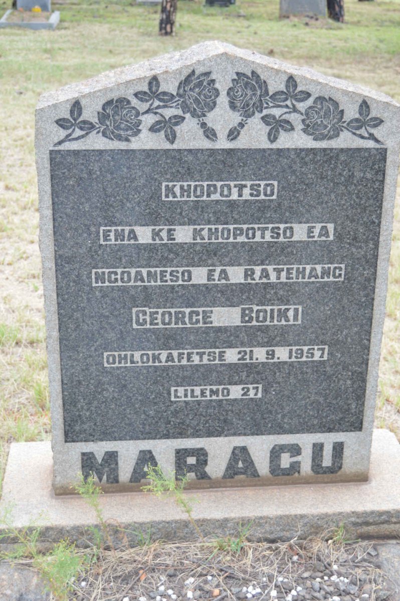 MARAGU George Boiki -1957