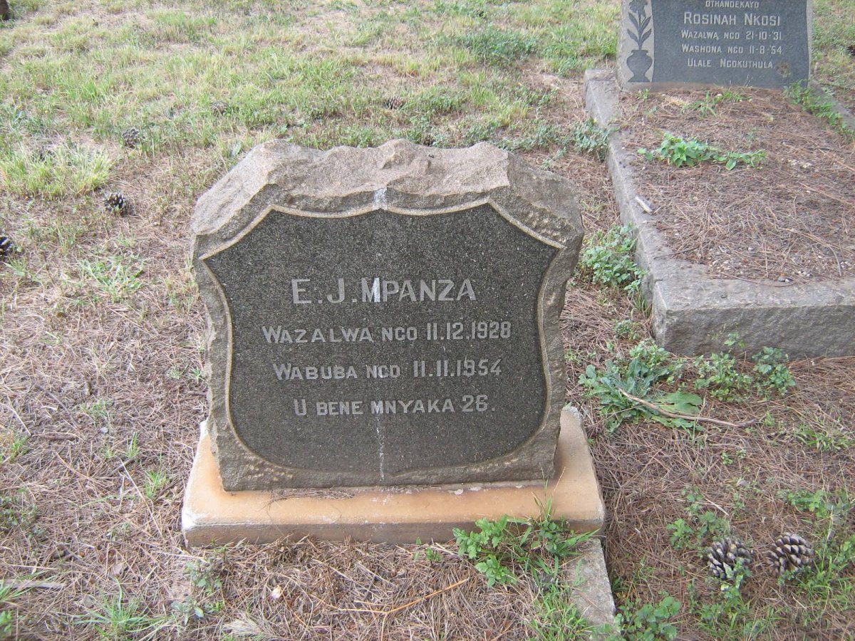 MPANZA E.J. 1928-1954