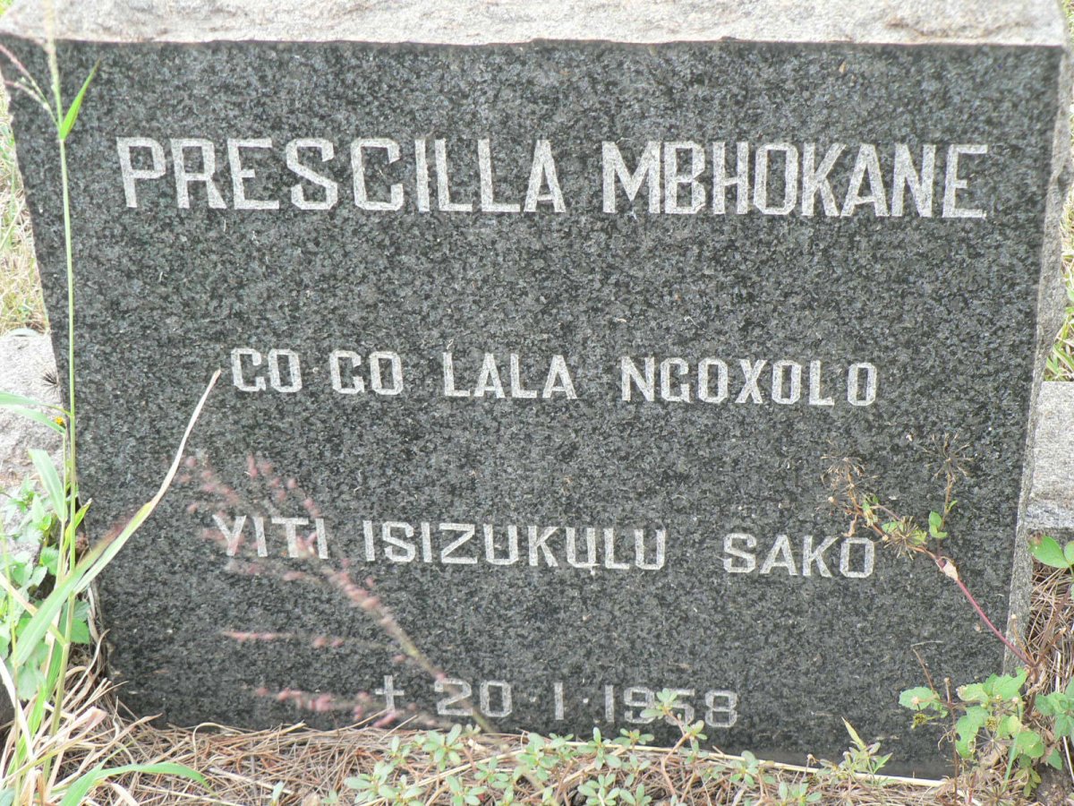 MBHOKANE Prescilla -1958