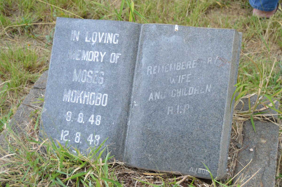MOKHOBO Moses 1948-1948