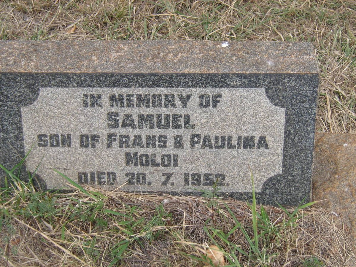 MOLOI Samuel -1952
