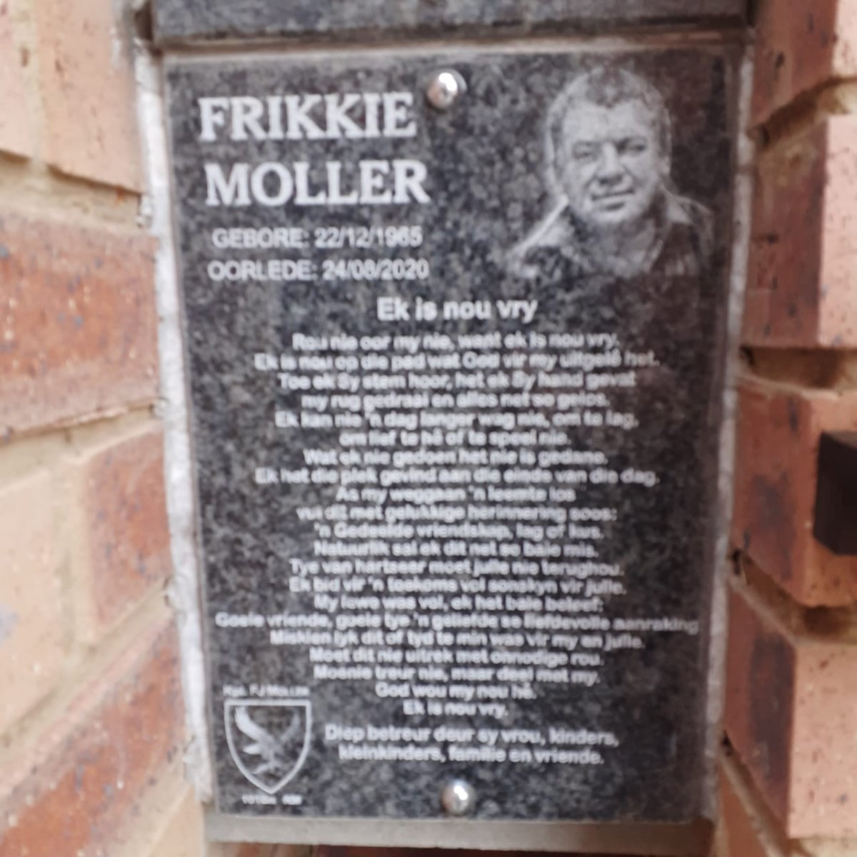 MOLLER Frikkie 1965-2020