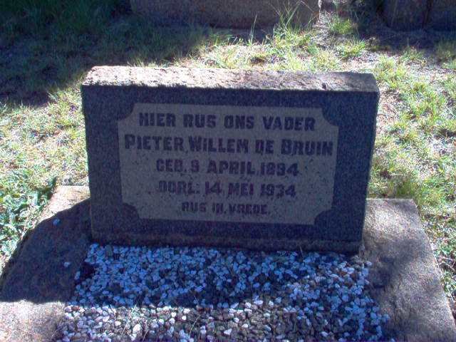 BRUIN Pieter Willem, de 1894-1934