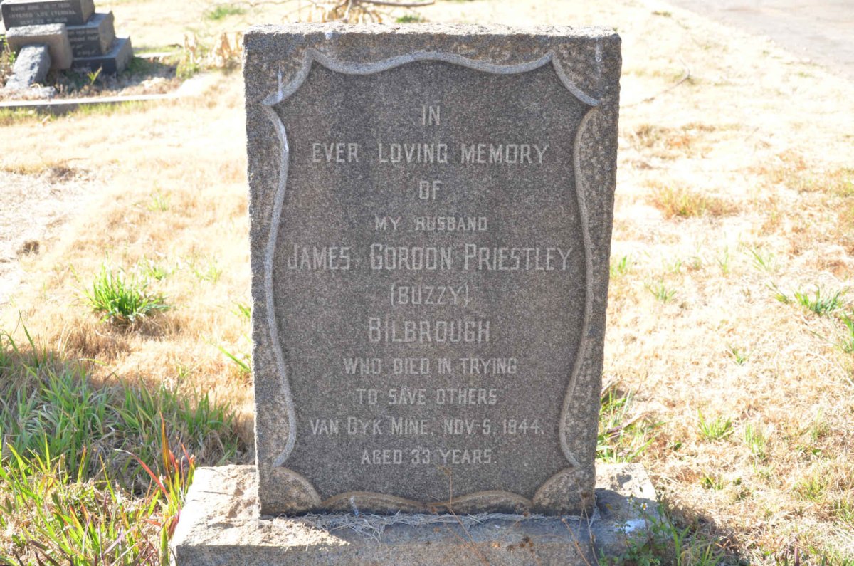 BILBROUGH James Gordon Priestley -1944