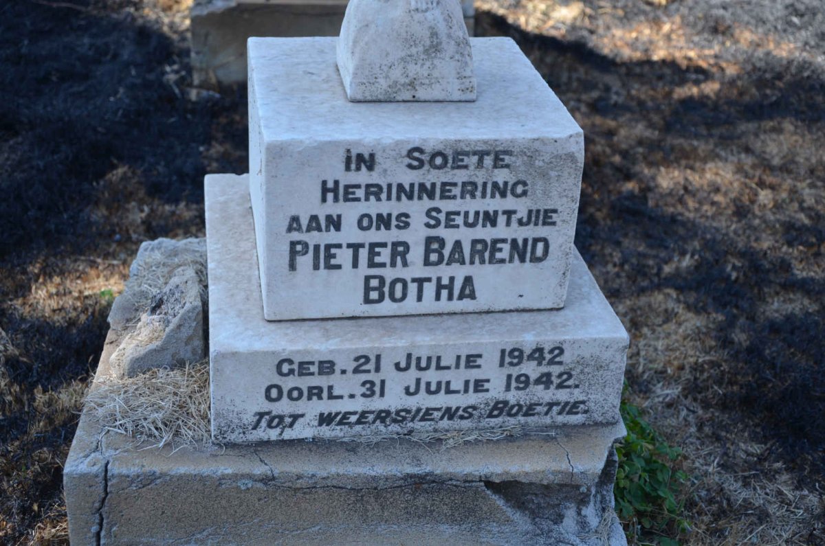 BOTHA Pieter Barend 1942-1942