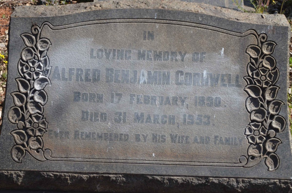 CORNWELL Alfred Benjamin 1890-1953