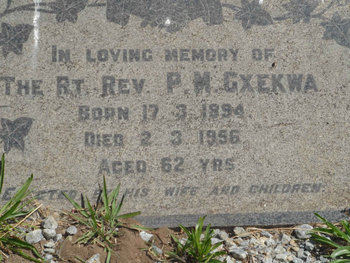 GXEKWA P.M. 1894-1956