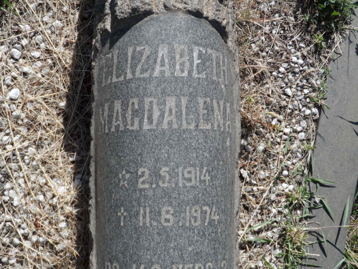 MIZEN Elizabeth Magdalena 1914-1974