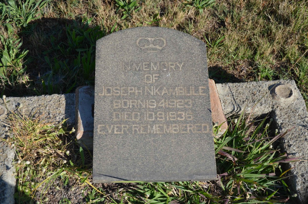 NKAMBULE Joseph 1923-1936
