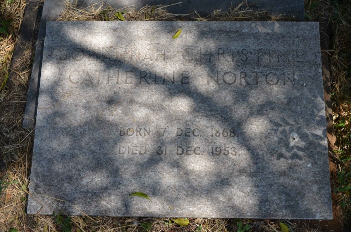 NORTON Johannah Christine Catherine 1868-1953