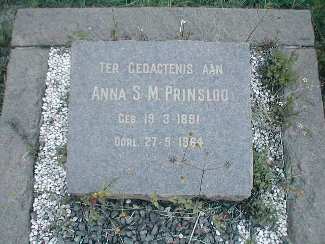 PRINSLOO Anna S.M. 1891-1964