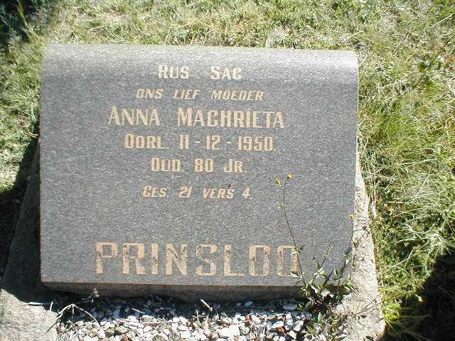 PRINSLOO Anna Maghrieta -1950