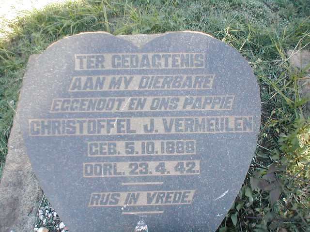 VERMEULEN Christoffel J. 1888-1942