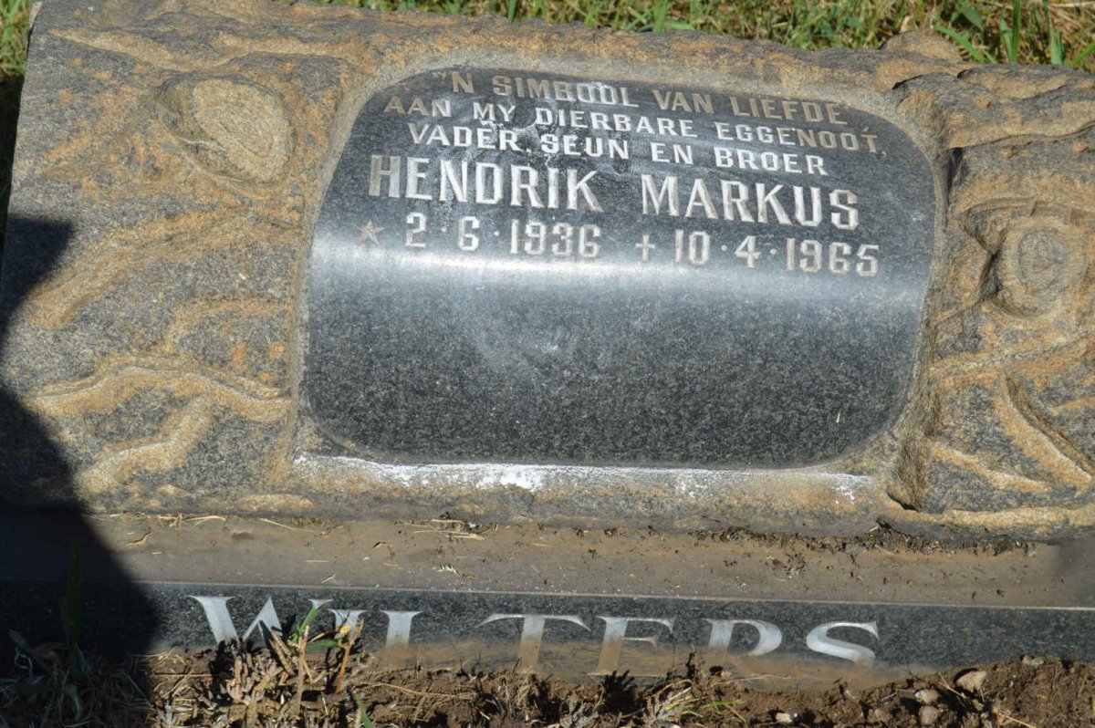 WILTERS Hendrik Markus 1936-1965