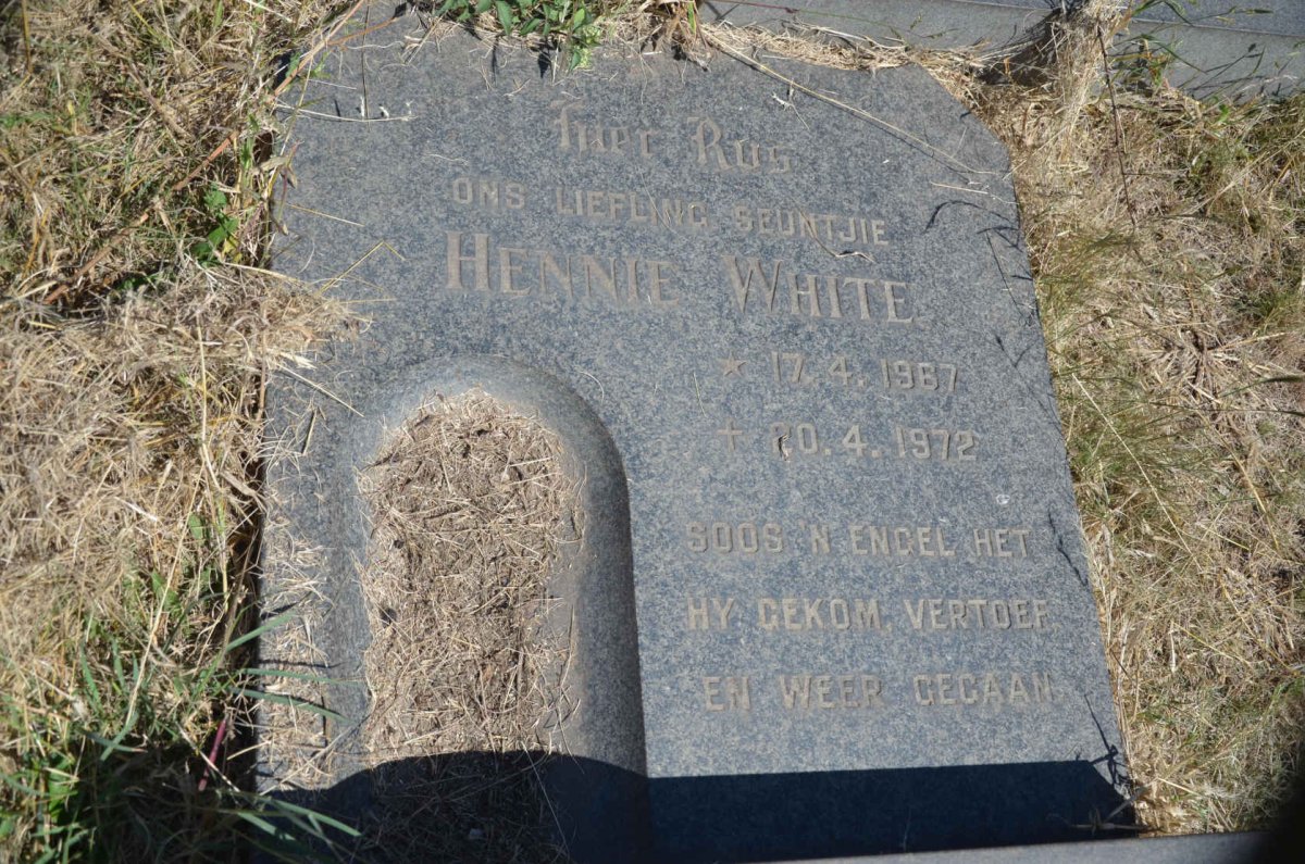 WHITE Hennie 1967-1972