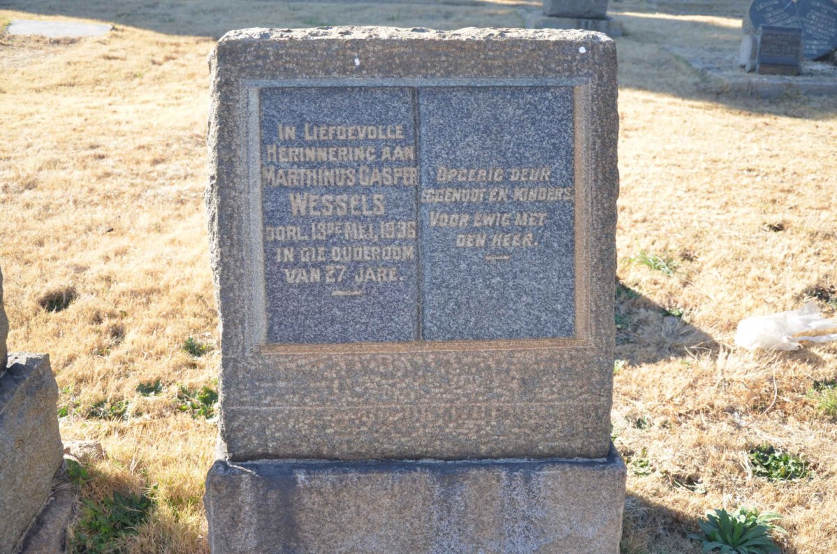 WESSELS Marthinus Casper  -1936