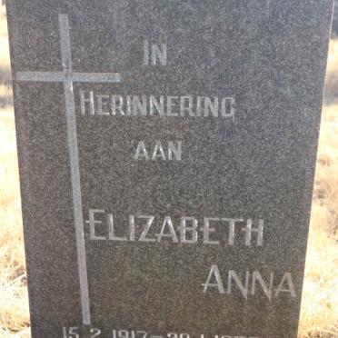 BARTON Elizabeth Anna 1917-1975