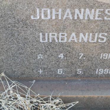 BADENHORST Johannes Urbanus 1915-1996 &amp; Constance Maria Johanna 1915-1977
