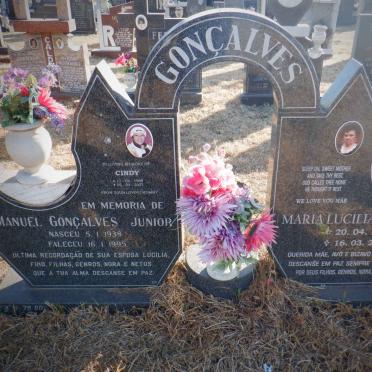 GONÇALVES Manuel 1938-1995 &amp; Maria Lucilla de Barros 1937-2015 :: GONÇALVES Cindy 1989-2007