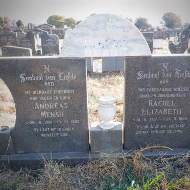 HORAK Andreas Menso 1916-1982 &amp; Rachel Elizabeth 1917-1996