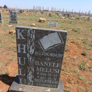 KHULU Banele Melusi 2004-2011
