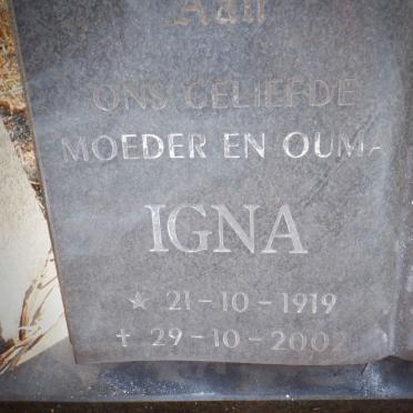 MERWE Igna, van der 1919-2002
