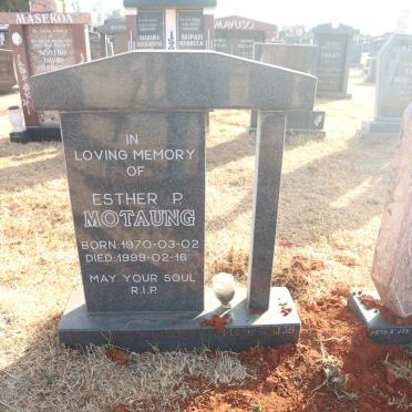 MOTAUNG Esther P. 1970-1999